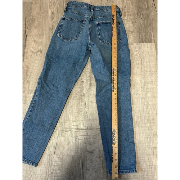 Old Navy OG Straight Jeans High Rise Womens Size 2  Distressed Teen School - Picture 5 of 5